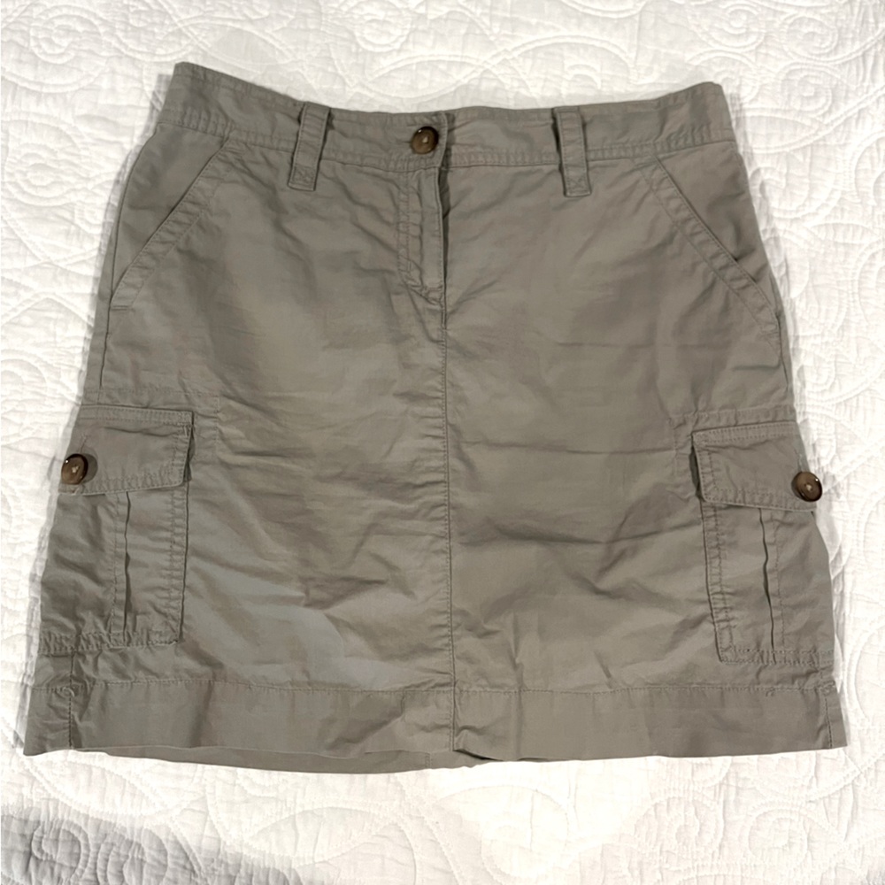 Lands End Khaki Skort